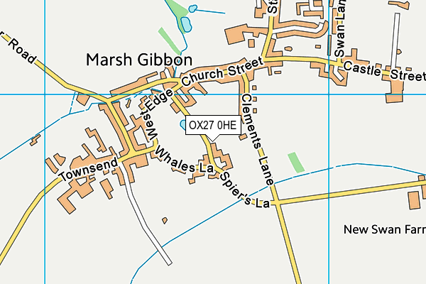 OX27 0HE map - OS VectorMap District (Ordnance Survey) OX27 0HE map - OS VectorMap District (Ordnance Survey)