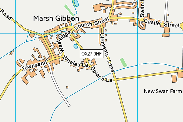 OX27 0HF map - OS VectorMap District (Ordnance Survey) OX27 0HF map - OS VectorMap District (Ordnance Survey)