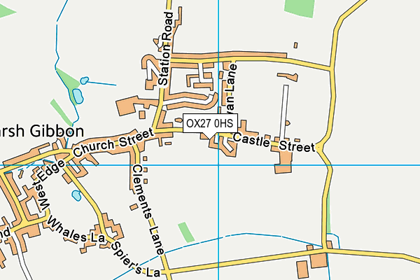 OX27 0HS map - OS VectorMap District (Ordnance Survey) OX27 0HS map - OS VectorMap District (Ordnance Survey)