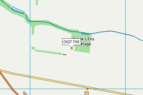 OX27 7HX map - OS VectorMap District (Ordnance Survey) OX27 7HX map - OS VectorMap District (Ordnance Survey)