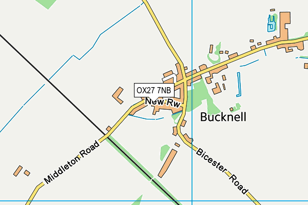 OX27 7NB map - OS VectorMap District (Ordnance Survey) OX27 7NB map - OS VectorMap District (Ordnance Survey)