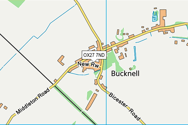 OX27 7ND map - OS VectorMap District (Ordnance Survey) OX27 7ND map - OS VectorMap District (Ordnance Survey)