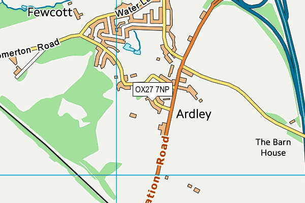OX27 7NP map - OS VectorMap District (Ordnance Survey) OX27 7NP map - OS VectorMap District (Ordnance Survey)