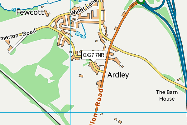 OX27 7NR map - OS VectorMap District (Ordnance Survey) OX27 7NR map - OS VectorMap District (Ordnance Survey)