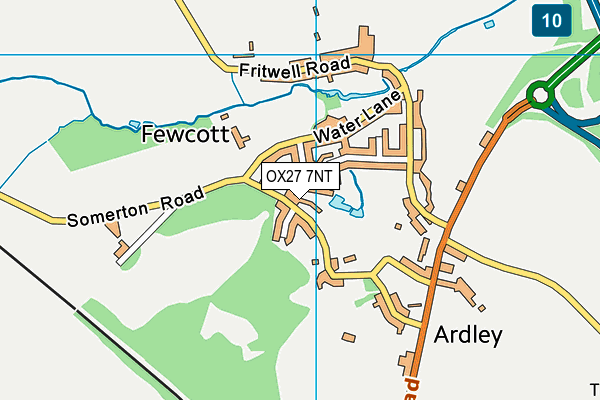 OX27 7NT map - OS VectorMap District (Ordnance Survey) OX27 7NT map - OS VectorMap District (Ordnance Survey)
