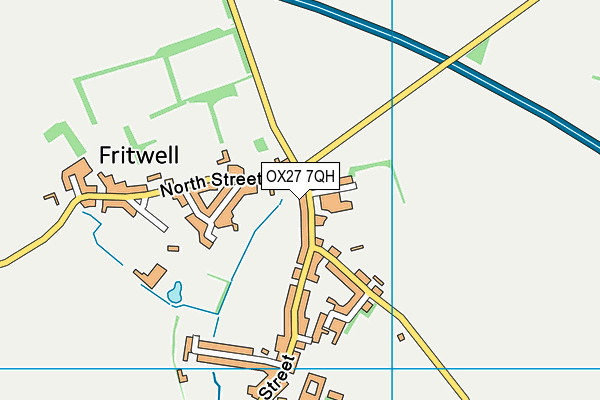 OX27 7QH map - OS VectorMap District (Ordnance Survey) OX27 7QH map - OS VectorMap District (Ordnance Survey)