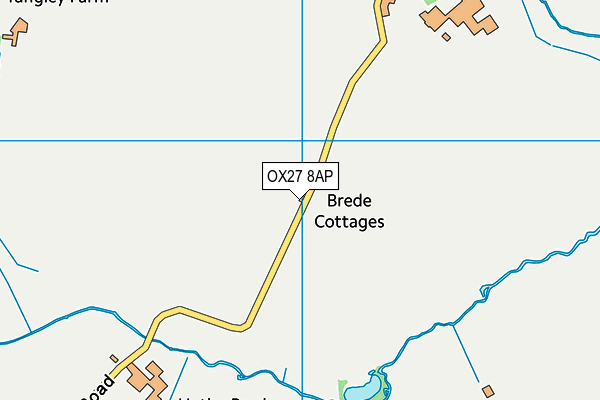 OX27 8AP map - OS VectorMap District (Ordnance Survey) OX27 8AP map - OS VectorMap District (Ordnance Survey)