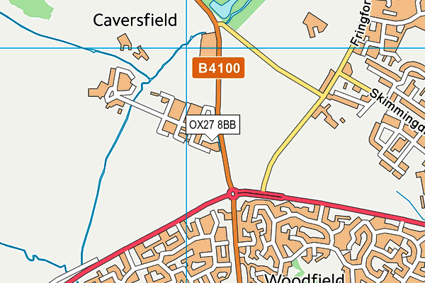 OX27 8BB map - OS VectorMap District (Ordnance Survey) OX27 8BB map - OS VectorMap District (Ordnance Survey)