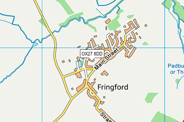 OX27 8DD map - OS VectorMap District (Ordnance Survey) OX27 8DD map - OS VectorMap District (Ordnance Survey)