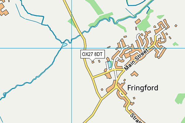 OX27 8DT map - OS VectorMap District (Ordnance Survey) OX27 8DT map - OS VectorMap District (Ordnance Survey)