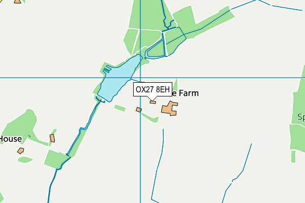 OX27 8EH map - OS VectorMap District (Ordnance Survey) OX27 8EH map - OS VectorMap District (Ordnance Survey)