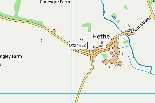 OX27 8EZ map - OS VectorMap District (Ordnance Survey)