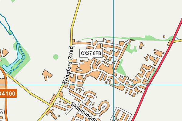 OX27 8FB map - OS VectorMap District (Ordnance Survey) OX27 8FB map - OS VectorMap District (Ordnance Survey)