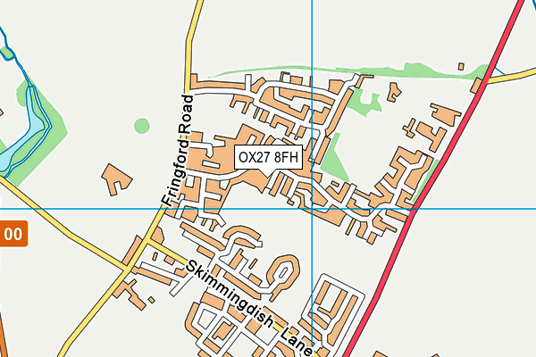 OX27 8FH map - OS VectorMap District (Ordnance Survey) OX27 8FH map - OS VectorMap District (Ordnance Survey)
