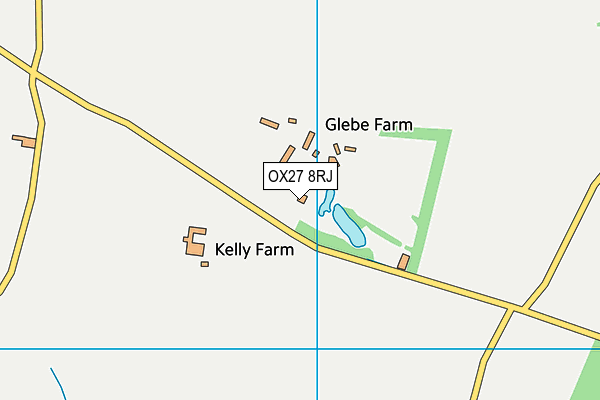 OX27 8RJ map - OS VectorMap District (Ordnance Survey) OX27 8RJ map - OS VectorMap District (Ordnance Survey)