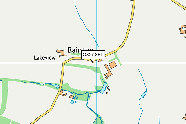 OX27 8RL map - OS VectorMap District (Ordnance Survey) OX27 8RL map - OS VectorMap District (Ordnance Survey)