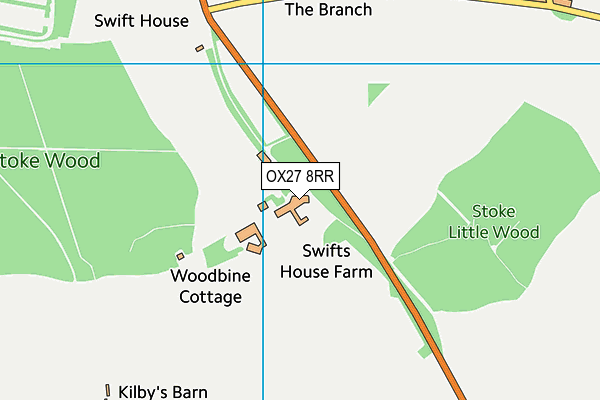 OX27 8RR map - OS VectorMap District (Ordnance Survey) OX27 8RR map - OS VectorMap District (Ordnance Survey)