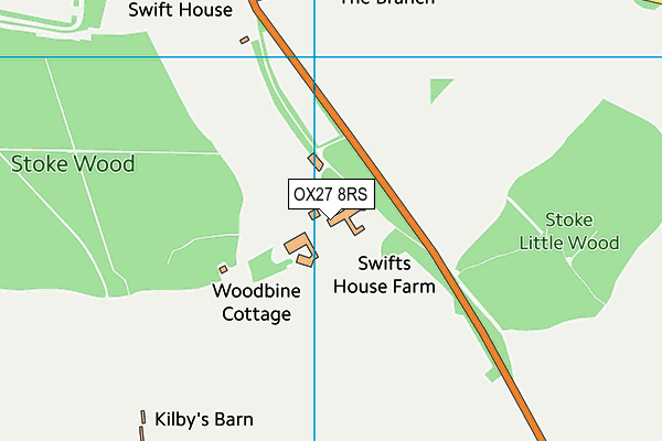 OX27 8RS map - OS VectorMap District (Ordnance Survey) OX27 8RS map - OS VectorMap District (Ordnance Survey)