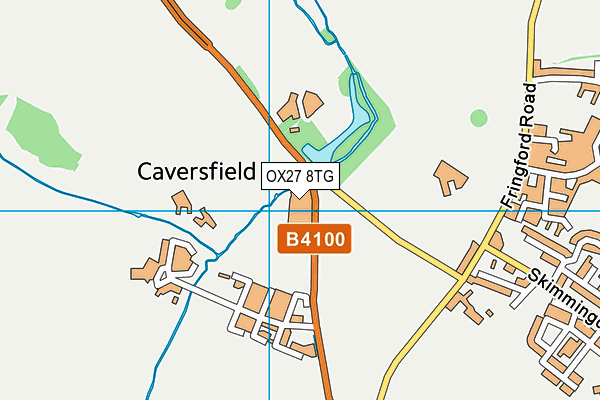 OX27 8TG map - OS VectorMap District (Ordnance Survey) OX27 8TG map - OS VectorMap District (Ordnance Survey)