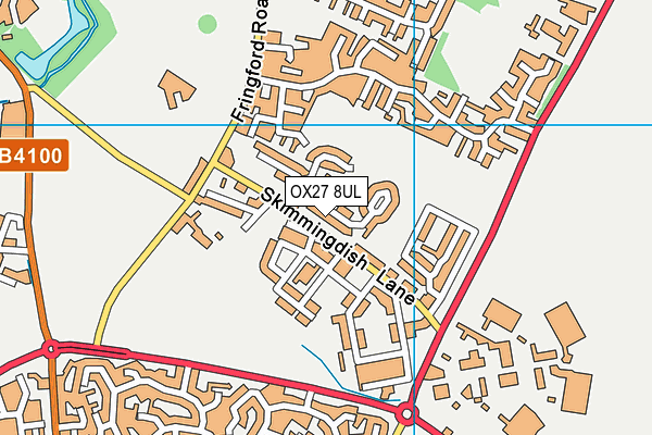 OX27 8UL map - OS VectorMap District (Ordnance Survey) OX27 8UL map - OS VectorMap District (Ordnance Survey)