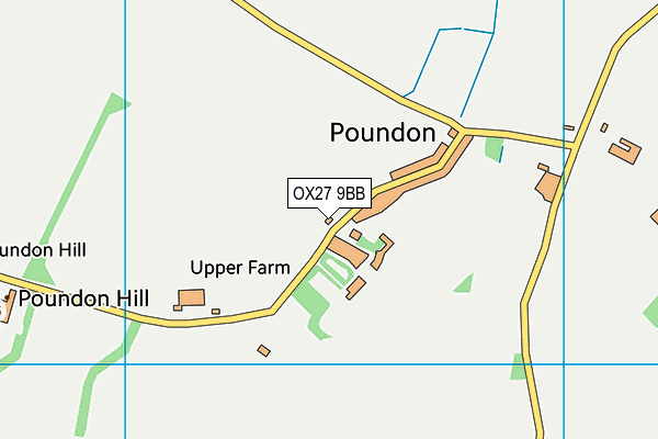 OX27 9BB map - OS VectorMap District (Ordnance Survey) OX27 9BB map - OS VectorMap District (Ordnance Survey)
