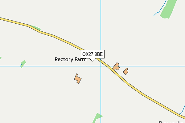 OX27 9BE map - OS VectorMap District (Ordnance Survey) OX27 9BE map - OS VectorMap District (Ordnance Survey)