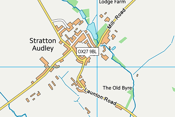 OX27 9BL map - OS VectorMap District (Ordnance Survey) OX27 9BL map - OS VectorMap District (Ordnance Survey)