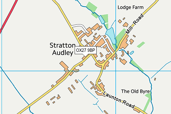 OX27 9BP map - OS VectorMap District (Ordnance Survey) OX27 9BP map - OS VectorMap District (Ordnance Survey)