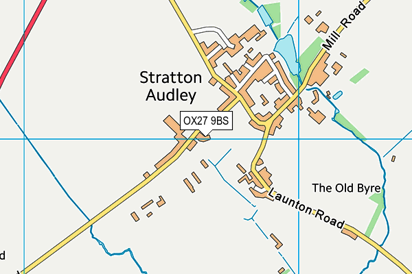 OX27 9BS map - OS VectorMap District (Ordnance Survey) OX27 9BS map - OS VectorMap District (Ordnance Survey)