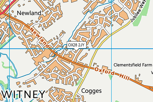 OX28 2JY map - OS VectorMap District (Ordnance Survey) OX28 2JY map - OS VectorMap District (Ordnance Survey)