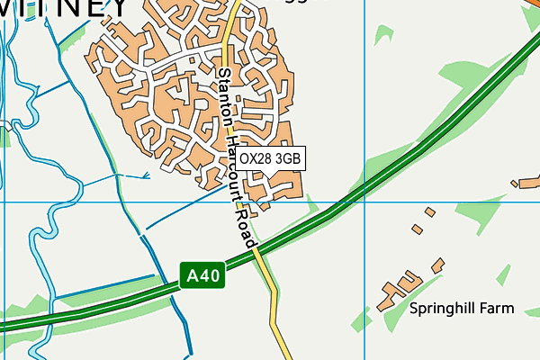 OX28 3GB map - OS VectorMap District (Ordnance Survey) OX28 3GB map - OS VectorMap District (Ordnance Survey)