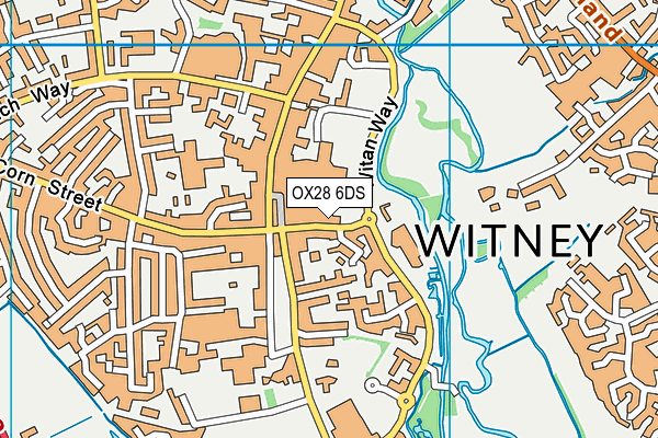 OX28 6DS map - OS VectorMap District (Ordnance Survey) OX28 6DS map - OS VectorMap District (Ordnance Survey)