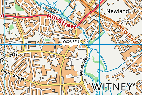 OX28 6EU map - OS VectorMap District (Ordnance Survey) OX28 6EU map - OS VectorMap District (Ordnance Survey)
