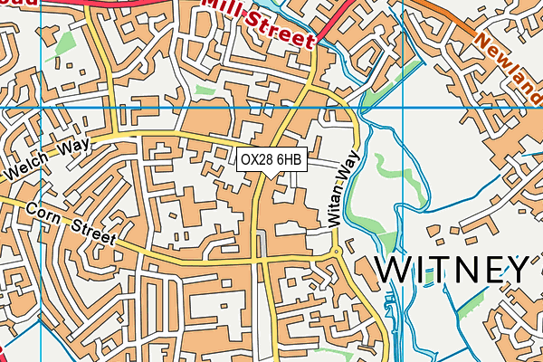 OX28 6HB map - OS VectorMap District (Ordnance Survey) OX28 6HB map - OS VectorMap District (Ordnance Survey)