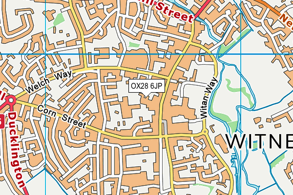 OX28 6JP map - OS VectorMap District (Ordnance Survey) OX28 6JP map - OS VectorMap District (Ordnance Survey)