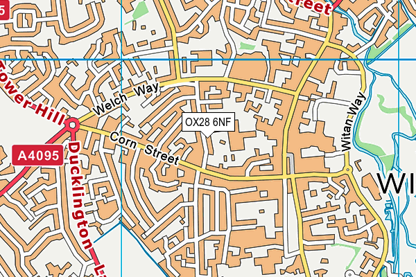 OX28 6NF map - OS VectorMap District (Ordnance Survey) OX28 6NF map - OS VectorMap District (Ordnance Survey)