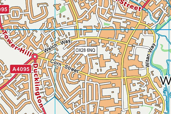 OX28 6NQ map - OS VectorMap District (Ordnance Survey) OX28 6NQ map - OS VectorMap District (Ordnance Survey)