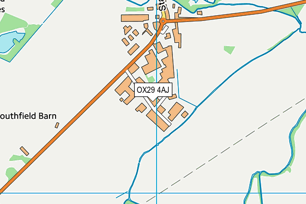 OX29 4AJ map - OS VectorMap District (Ordnance Survey) OX29 4AJ map - OS VectorMap District (Ordnance Survey)