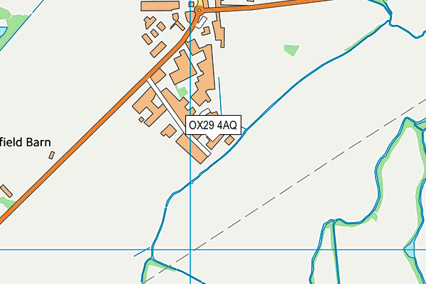 OX29 4AQ map - OS VectorMap District (Ordnance Survey) OX29 4AQ map - OS VectorMap District (Ordnance Survey)