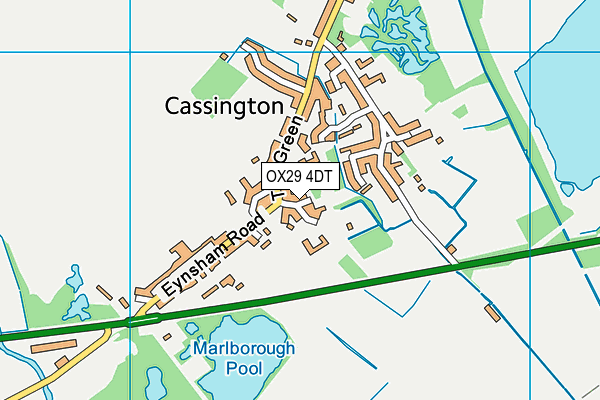 OX29 4DT map - OS VectorMap District (Ordnance Survey) OX29 4DT map - OS VectorMap District (Ordnance Survey)