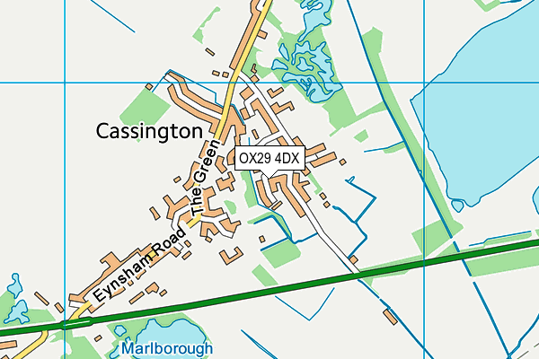 OX29 4DX map - OS VectorMap District (Ordnance Survey) OX29 4DX map - OS VectorMap District (Ordnance Survey)