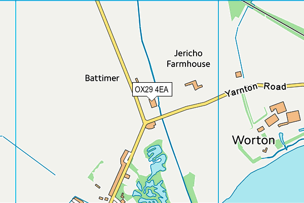 OX29 4EA map - OS VectorMap District (Ordnance Survey) OX29 4EA map - OS VectorMap District (Ordnance Survey)
