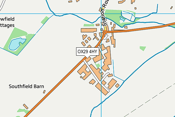 OX29 4HY map - OS VectorMap District (Ordnance Survey) OX29 4HY map - OS VectorMap District (Ordnance Survey)