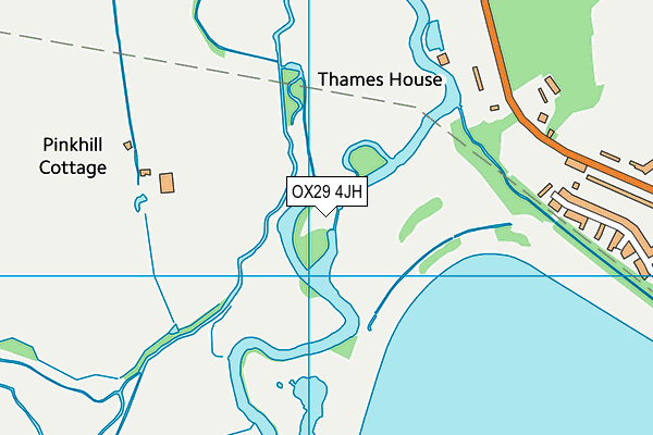 OX29 4JH map - OS VectorMap District (Ordnance Survey) OX29 4JH map - OS VectorMap District (Ordnance Survey)
