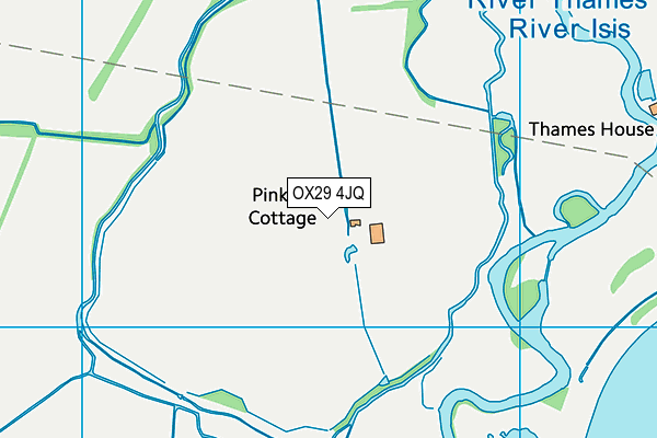 OX29 4JQ map - OS VectorMap District (Ordnance Survey) OX29 4JQ map - OS VectorMap District (Ordnance Survey)