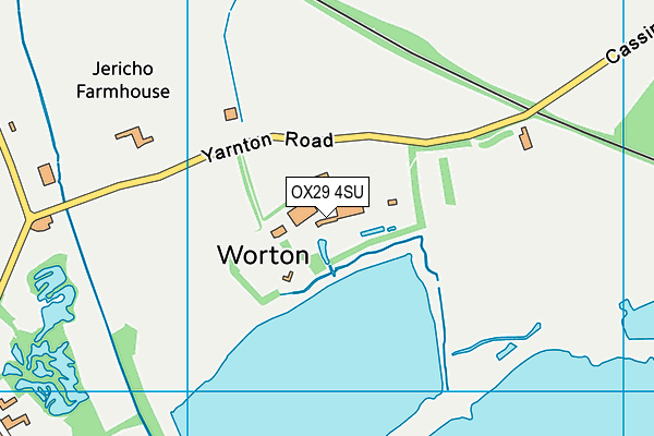 OX29 4SU map - OS VectorMap District (Ordnance Survey) OX29 4SU map - OS VectorMap District (Ordnance Survey)