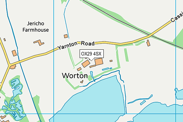 OX29 4SX map - OS VectorMap District (Ordnance Survey) OX29 4SX map - OS VectorMap District (Ordnance Survey)