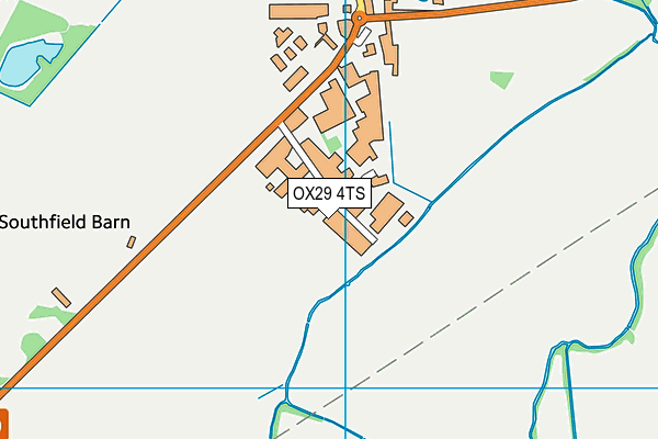 OX29 4TS map - OS VectorMap District (Ordnance Survey) OX29 4TS map - OS VectorMap District (Ordnance Survey)