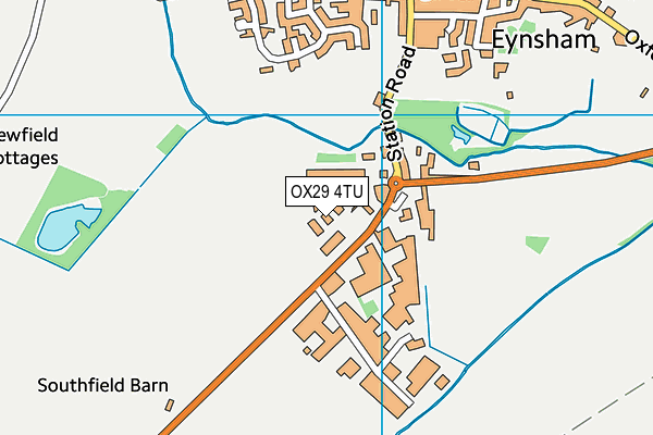 OX29 4TU map - OS VectorMap District (Ordnance Survey) OX29 4TU map - OS VectorMap District (Ordnance Survey)
