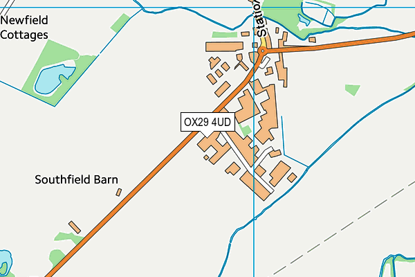 OX29 4UD map - OS VectorMap District (Ordnance Survey) OX29 4UD map - OS VectorMap District (Ordnance Survey)